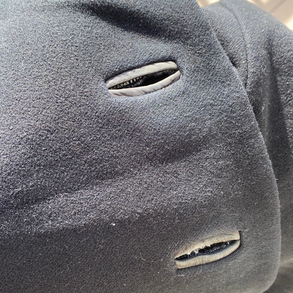 Mackage long black wool nylon & cashmere blend size Small - Picture 10 of 11